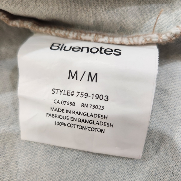 Blue ones Sherpa Blue denim jean crop jacket, womens Medium - Picture 4 of 8